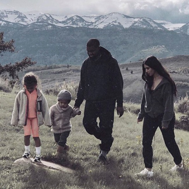 Kim Kardashian, Kanye West, North West, Saint West, Wyoming